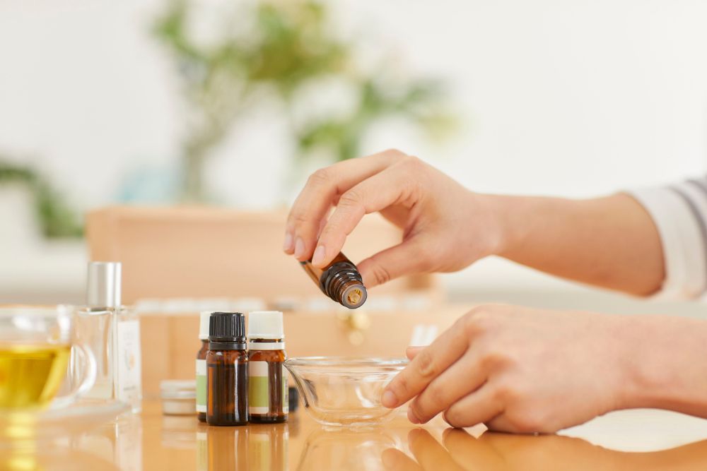 Aromaterapeutické oleje pripravené na domáce použitie