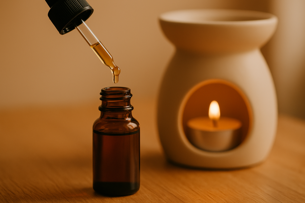 Bezpečné dávkovanie cedrového esenciálneho oleja v aromalampe